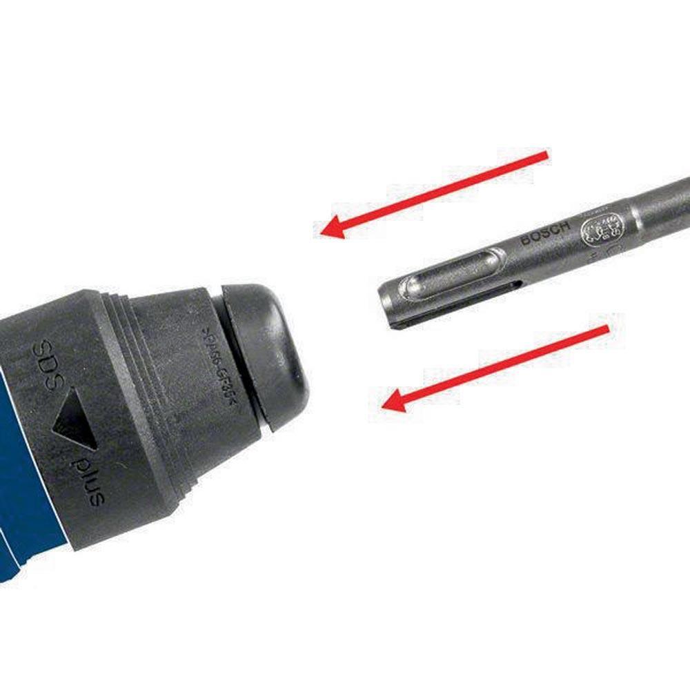 Hammerbohrer-Satz Expert SDS plus-7X 5- teilig SDS Plus Kunststoffkassette mit Euroloch