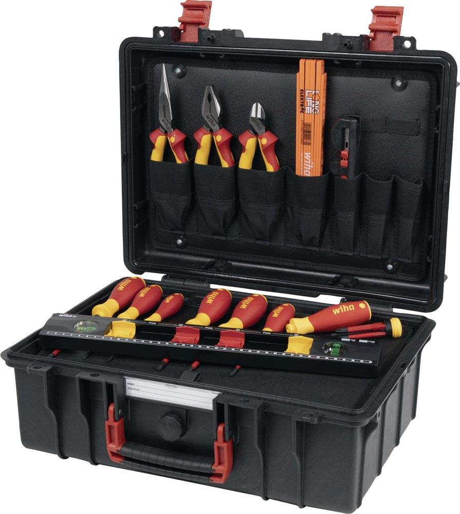 Werkzeugsortiment Basic Set L electric 45530 17-teilig im Schutzkoffer