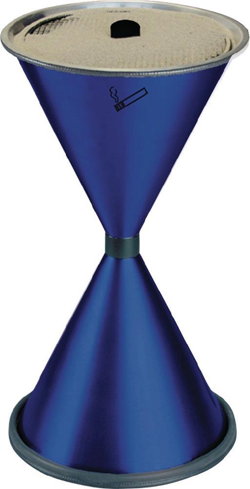 Standascher D405xH770mm blau Stahlblech