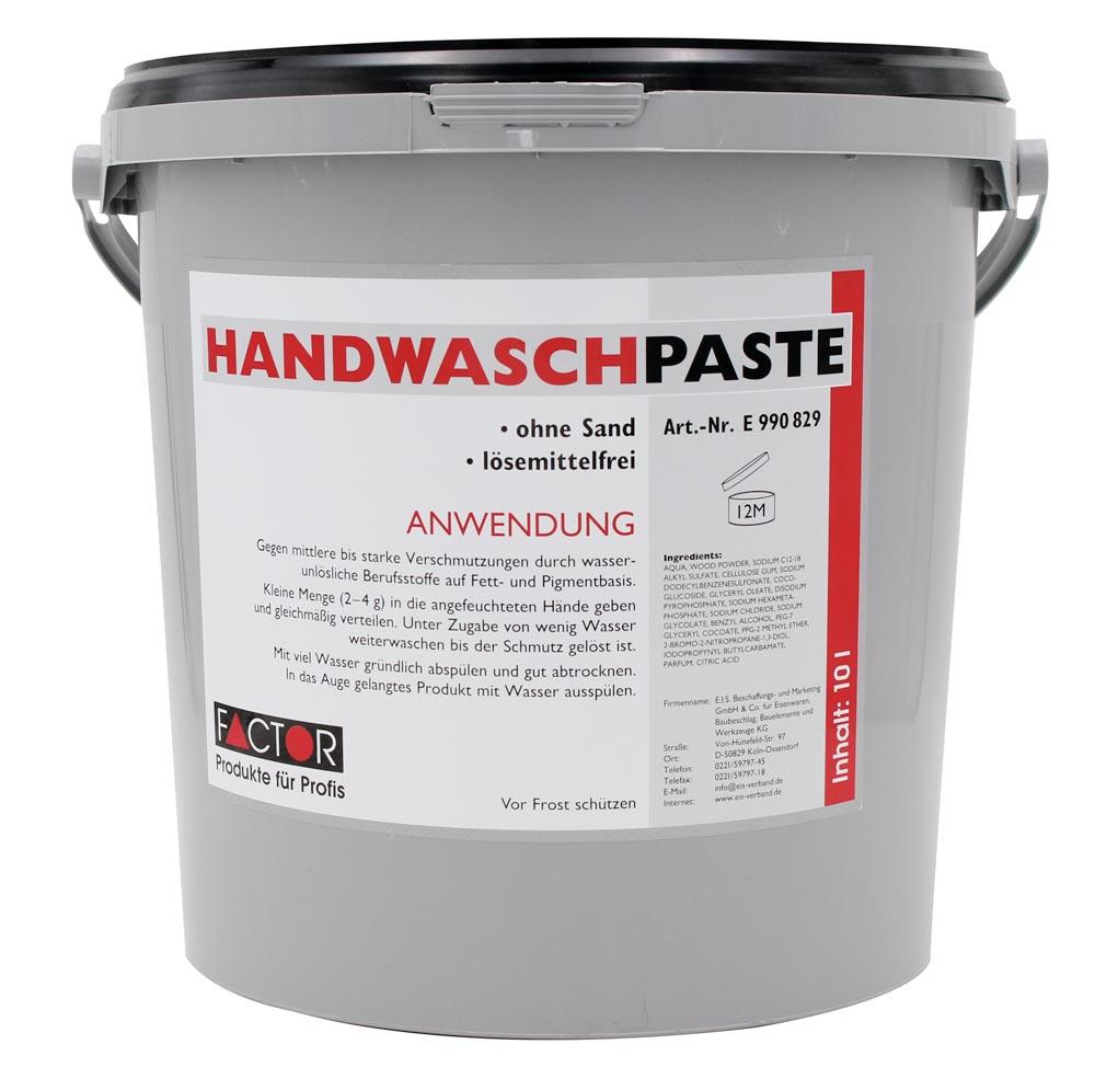 Handwaschpaste FACTOR, 10 l Eimer