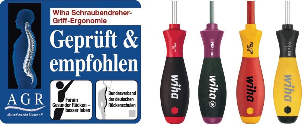Schraubendrehersatz 302 ZK6 SO 6-teilig Schlitz / PZD Mehrkomponentengriffen Rundklinge