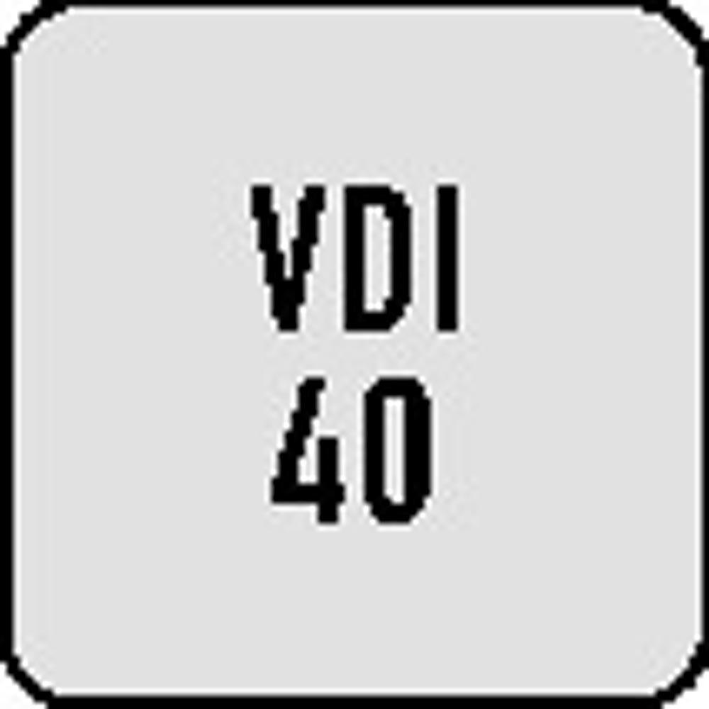 Axialwerkzeughalter C3 DIN 69880 VDI40 rechts Überkopf