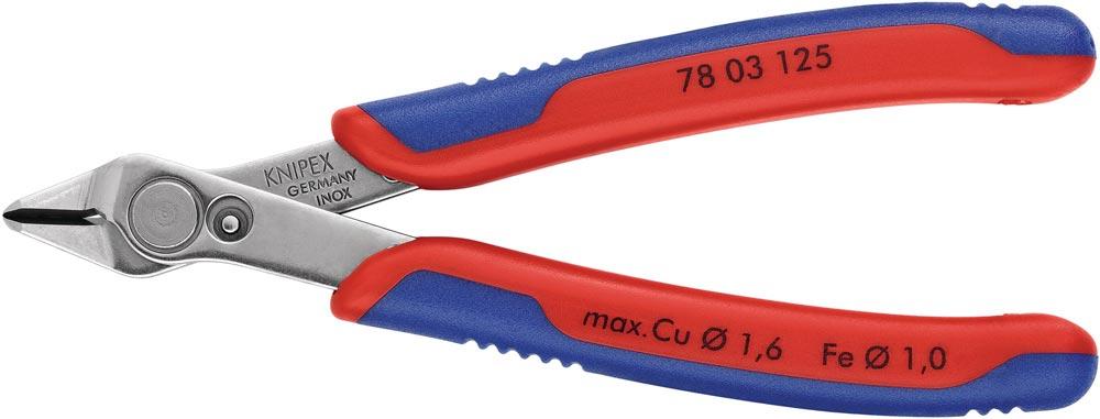 Elektronik-Seitenschneider Super-Knips® INOX Länge 125 mm Form 0 Facette nein poliert Elektronik-Seitenschneider Super-Knips® INOX Länge 125 mm Form 0 Facette nein poliert