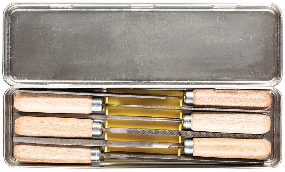 Schlüsselfeilensatz Länge 100 mm Hieb 2 Metallbox Schlüsselfeilensatz Länge 100 mm Hieb 2 Metallbox