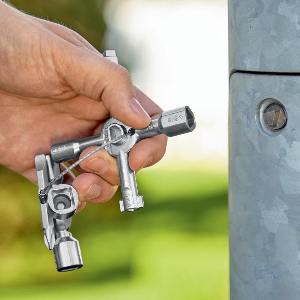 Schaltschrankschlüssel TwinKey® 6 Funktionen mit Magnet Verbindung Schaltschrankschlüssel TwinKey® 6 Funktionen mit Magnet Verbindung