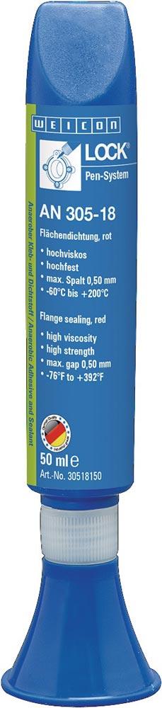 Flächendichtung WEICONLOCK® AN 305-18 rot 50 ml Pen