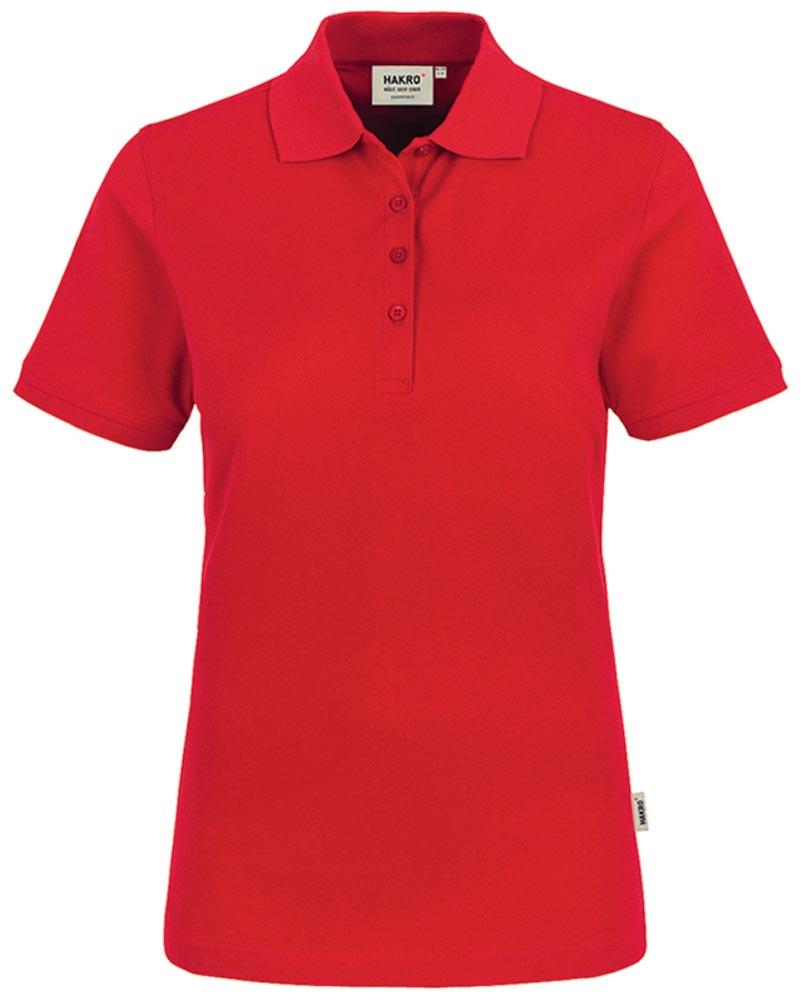 Damen-Polo-Shirt Classic, Farbe rot, Gr. S
