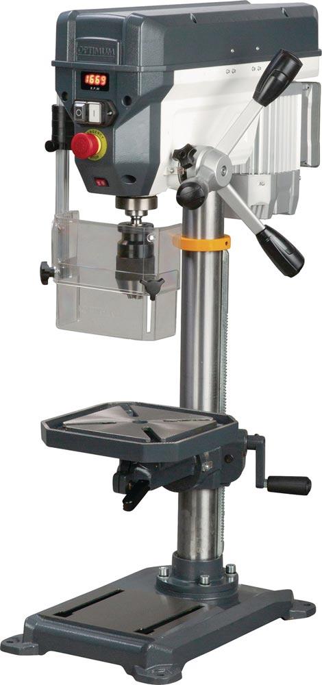 OPTIMUM Tischbohrmaschine OPTIdrill DQ 20V mit Maschinenschraubstock BME 100