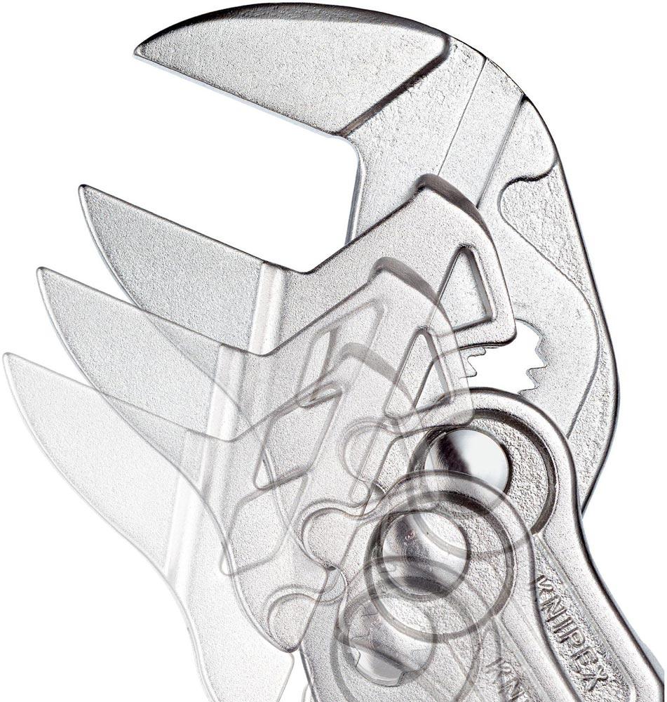 Zangenschlüssel Länge 250 mm Spannweite 52 mm verchromt Kunststoffüberzug