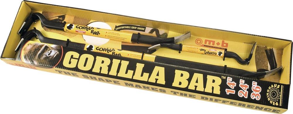 Nageleisenset Gorilla Bar Gesamtlänge 350 / 600 / 900 mm Inhalt 3-teilig Nageleisenset Gorilla Bar Gesamtlänge 350 / 600 / 900 mm Inhalt 3-teilig