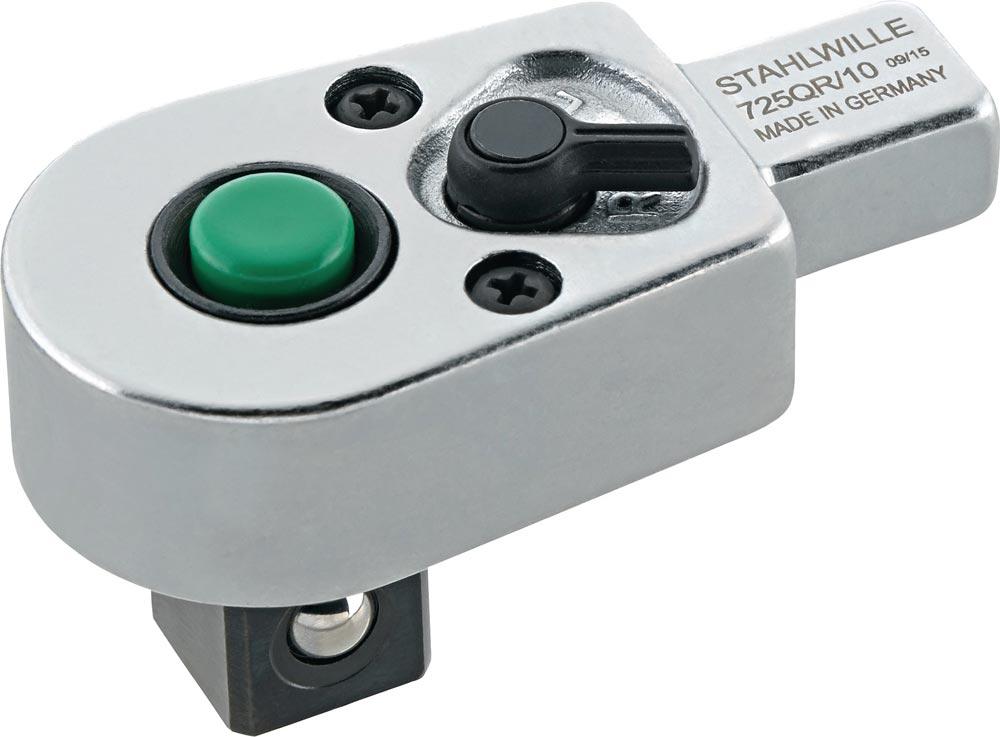 Einsteck-Hebel-Umschaltknarre 725QR/ 4 1/4 9 x 12 mm Chrom-Alloy-Stahl Einsteck-Hebel-Umschaltknarre 725QR/ 4 1/4 9 x 12 mm Chrom-Alloy-Stahl