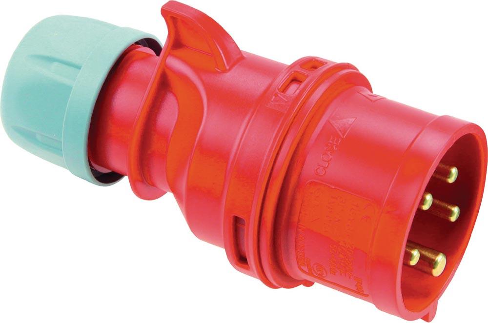 CEE-Stecker 16 A 400 V 6 h IP44 CEE-Stecker 16 A 400 V 6 h IP44