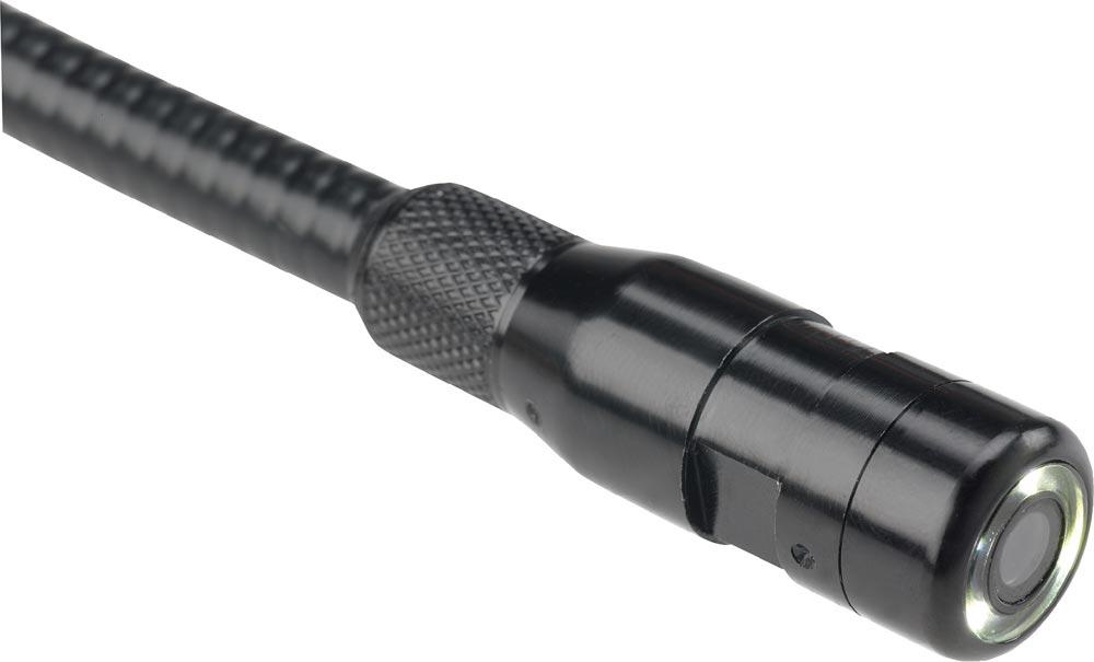 Kamerakopf Kabellänge 90 cm Kamerakopf-Ø 17 mm 4 LEDs mit Kabel