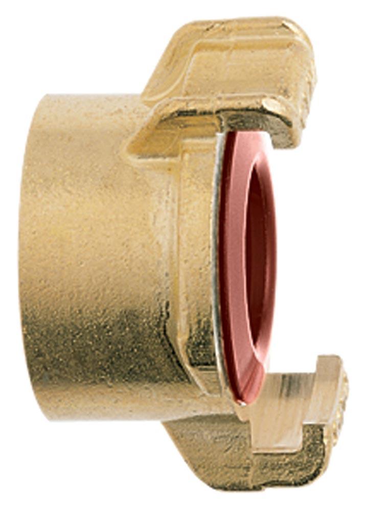 Gewindestück GEKA plus K Messing Innengewinde 1